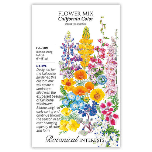 California Color Flower Mix Seeds