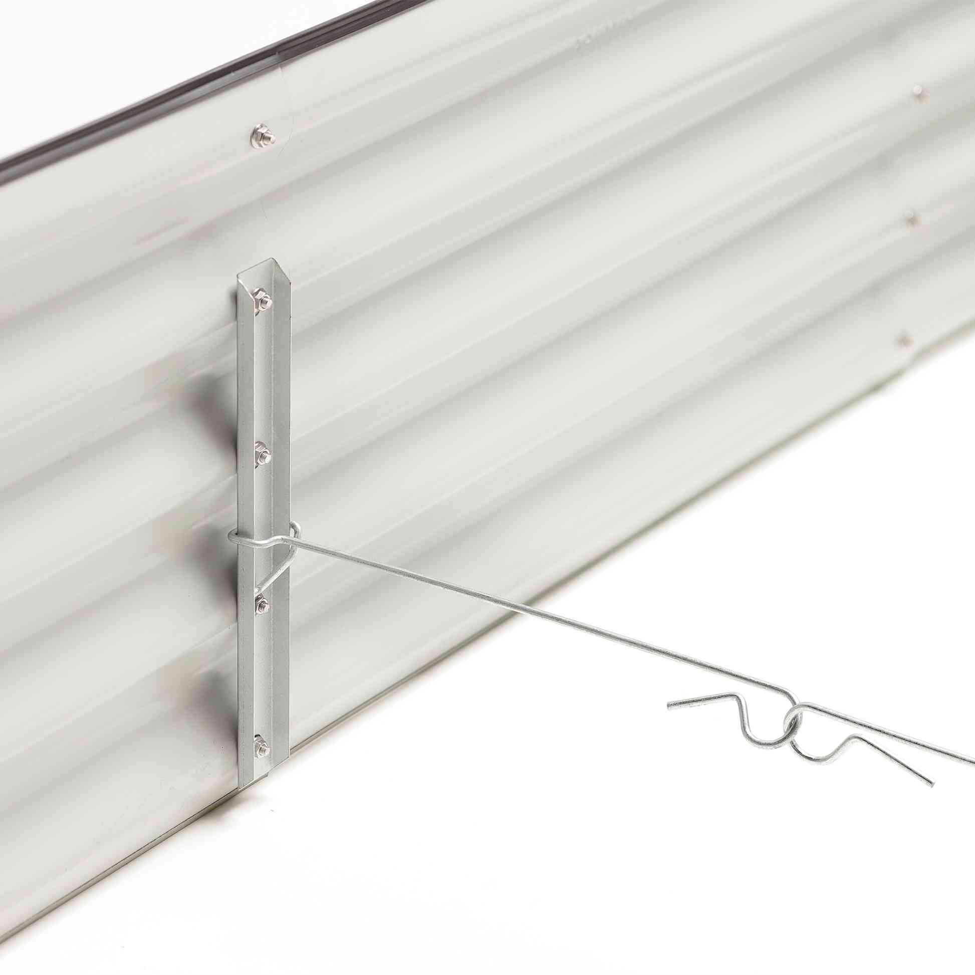 4-Pack Medium Modular Metal Raised Garden Bed Kit - 15” Tall