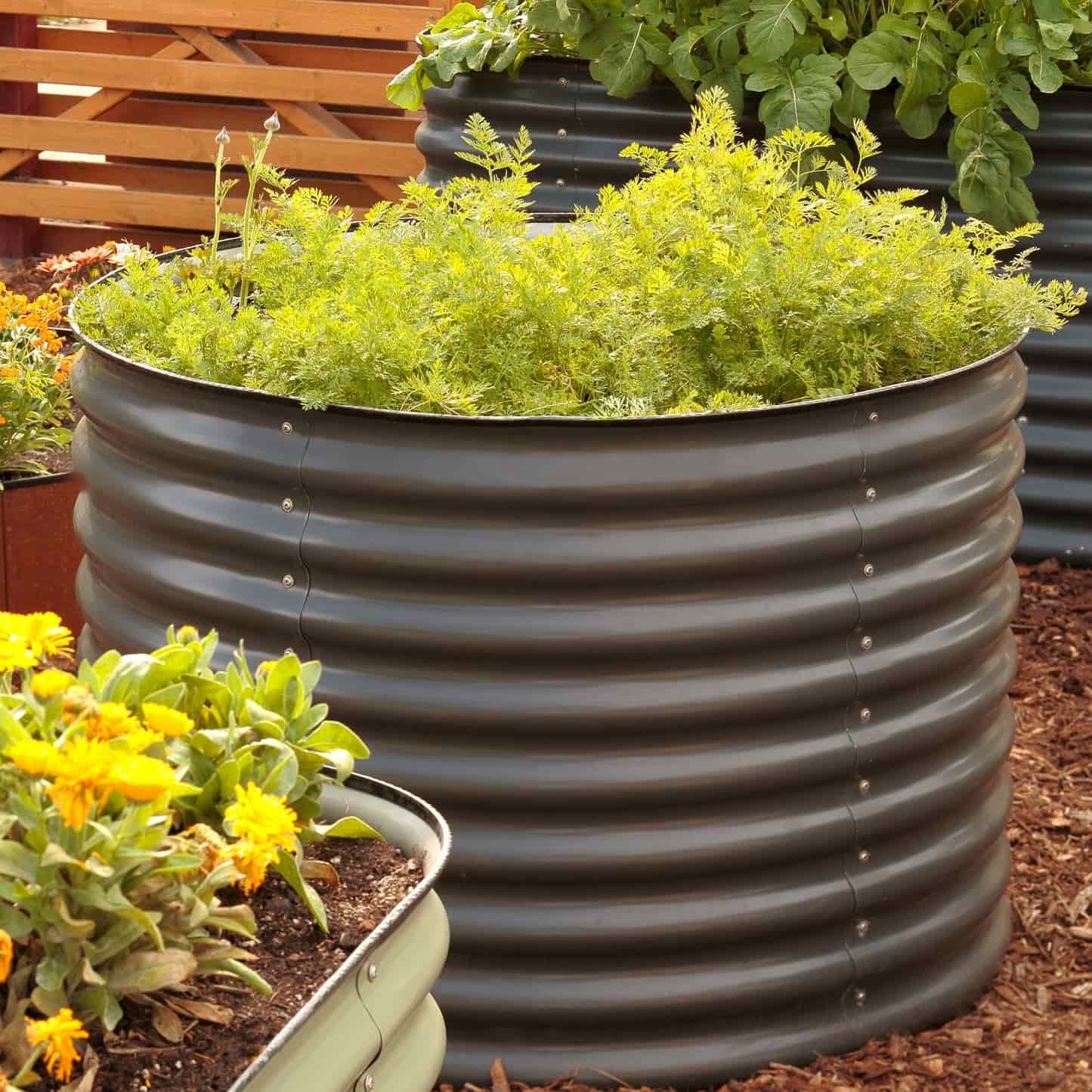 Round Metal Raised Garden Bed Kit - 29” Extra Tall