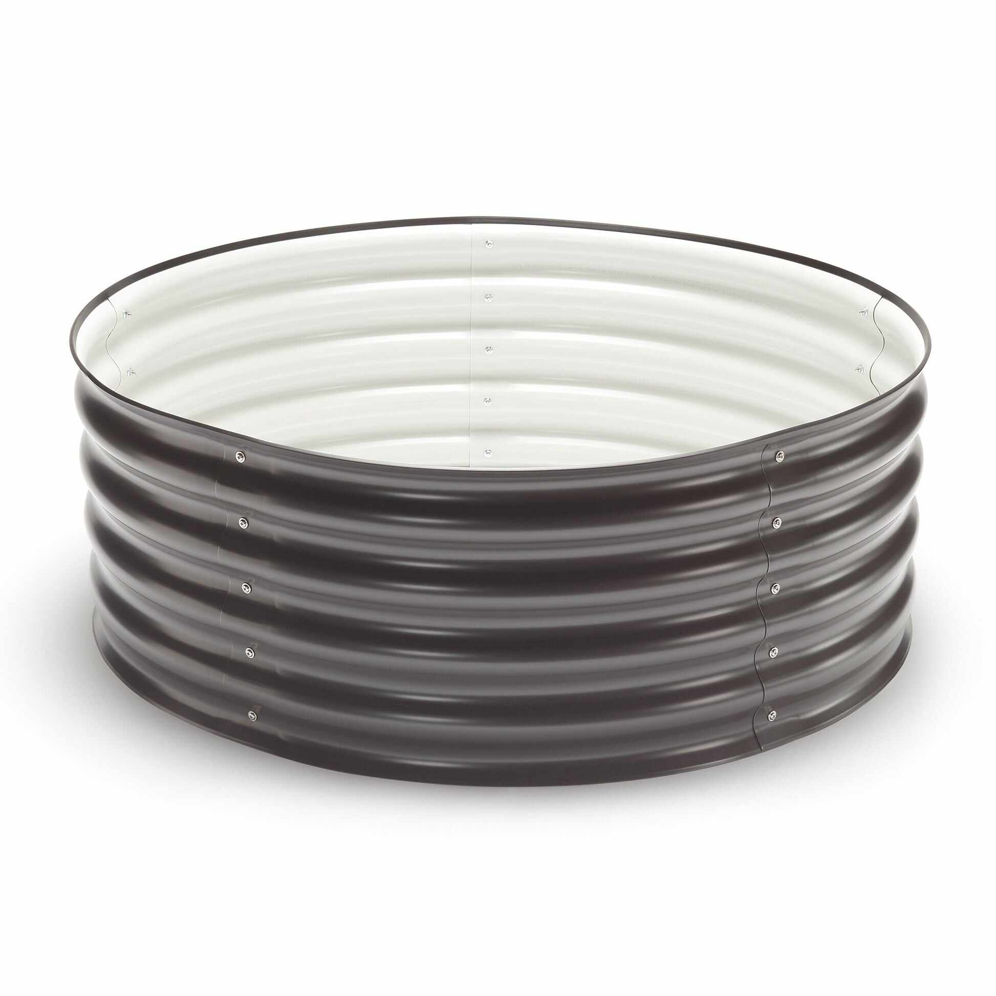 Round Metal Raised Garden Bed Kit - 15” Tall